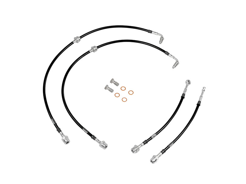 Latiguillos de freno metálicos Goodridge para Golf 7, 7.5 y 8 GTI o R
