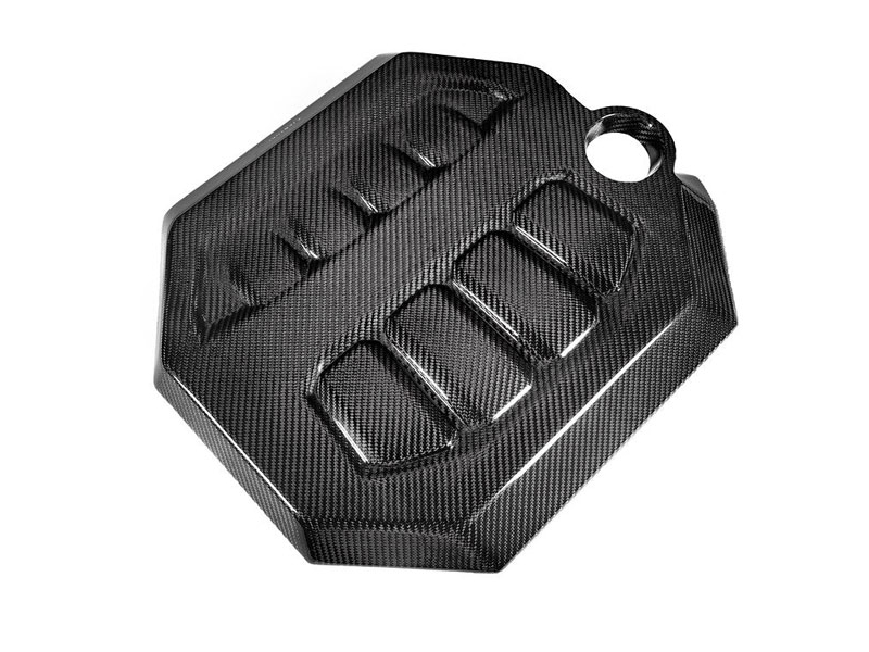 Tapa de motor de carbono Eventuri para Golf 8