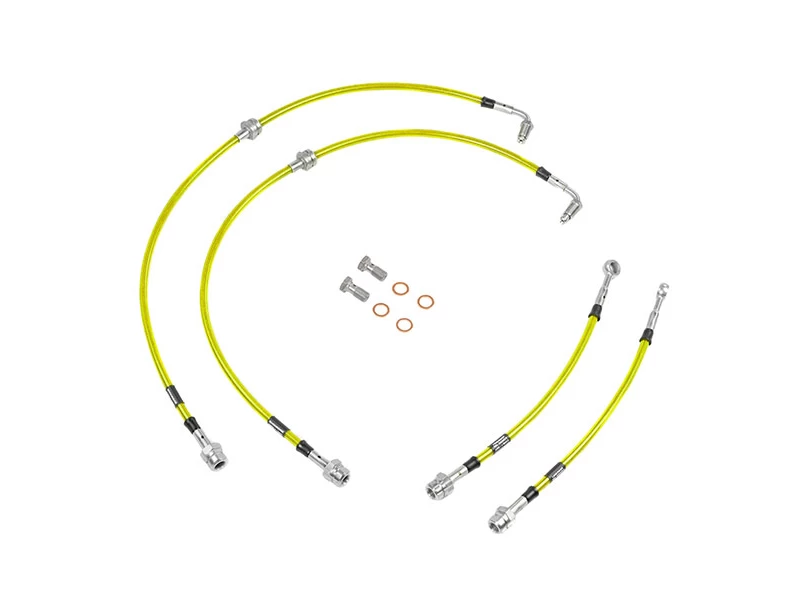 Latiguillos de freno metálicos Goodridge para Fiat 595 Abarth